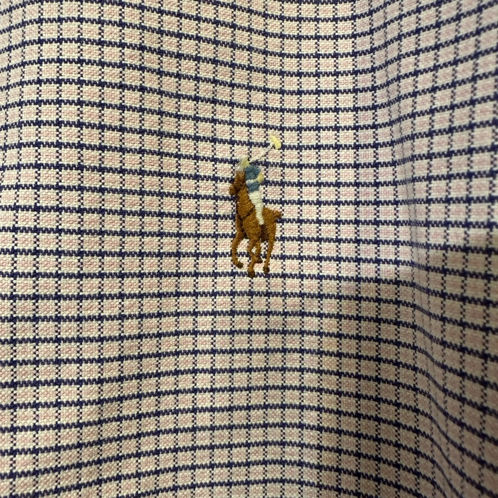 EUC Ralph Lauren Blake Purple 100% Cotton Casual Button Down Shirt Size L‎ - Picture 2 of 4